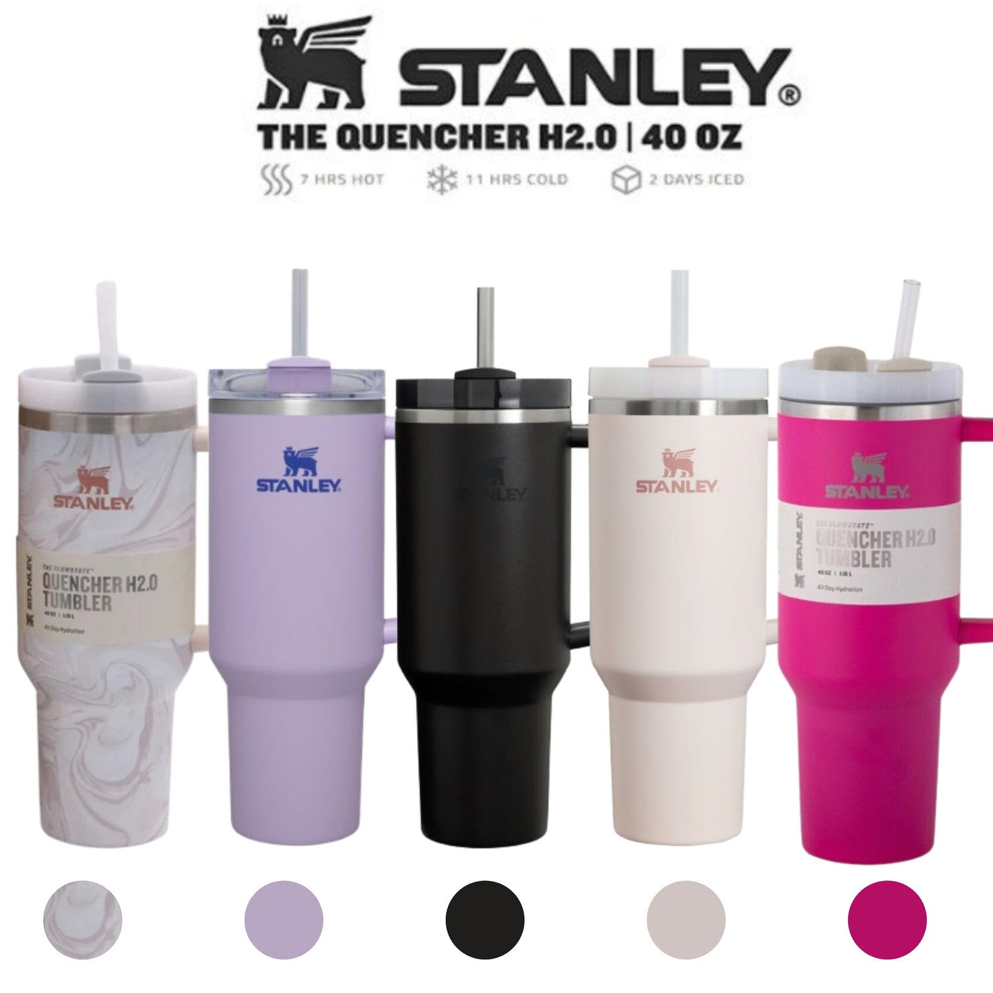 VASO TÉRMICO DE ACERO INOXIDABLE STANLEY 40 OZ